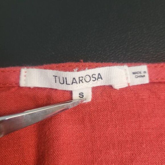 Tularosa Red Ruffle Mini Dress - Picture 5 of 8